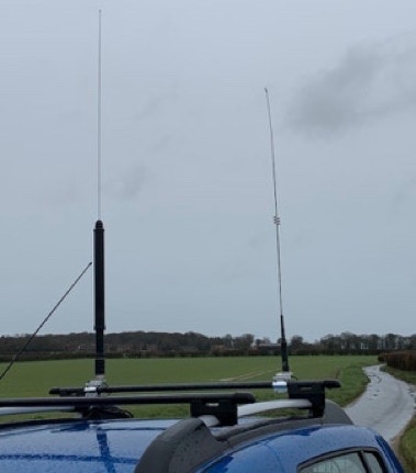 Image of aerials on car