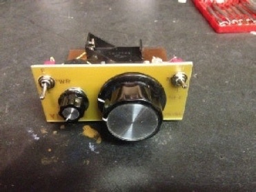 Image of a small home built radio
